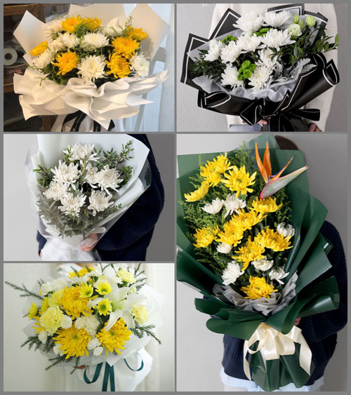 湖南永州祁阳县梅溪镇春光社区白事花束代送